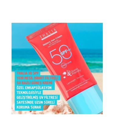 Thalia 50spf New Generation Hybrid Filter Water Based Face Sun Cream 50ml - Buy Online on GoSupps.com