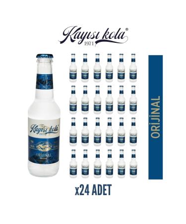 Apricot Cola APRICOT COLA NATURAL MINERAL LEMON FLAVOURED Fizzy Drink 24 PIECES