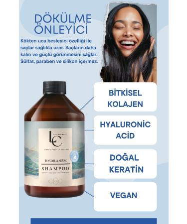 Le Charmant Hydranem Shampoo (KERATIN-COLLAGEN-HYALURONIC ACID) - Buy Online on GoSupps.com