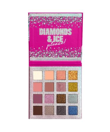 NYX Professional Makeup Eyeshadow Palette Diamonds & Ice Mega Shadow Palette 800897212193