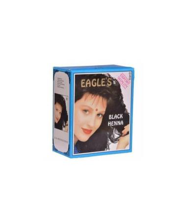 Eagle Black Color Indian Henna 6 Pack Black Henna