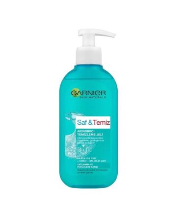 Garnier Pure and Clean Purifying Cleansing Gel Against Oiliness and Impurities 200 ml