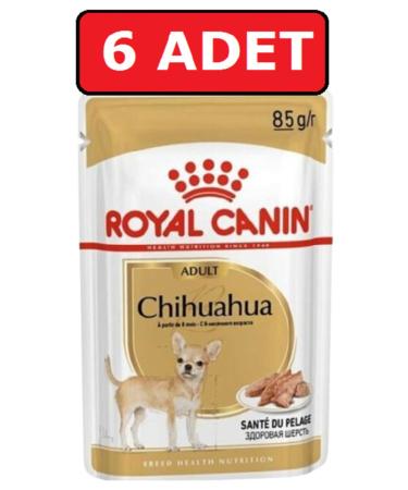 Royal Canin Chihuahua Wet Dog Food 6 Pieces 85 Gr Canned Pouch