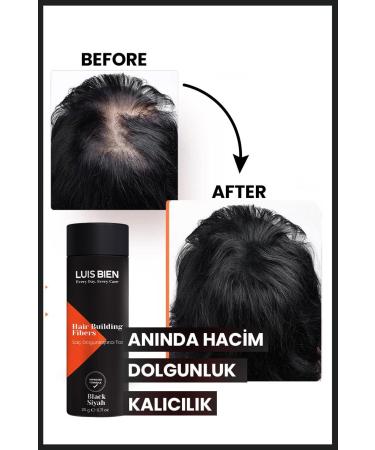Luis Bien Hair Volumizing Powder Fiber - Black - Buy Online on GoSupps.com