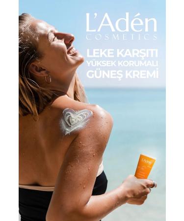 L'Aden Cosmetics Sunscreen High Protection After Laser Hair Removal Spf 50 - Buy Online on GoSupps.com