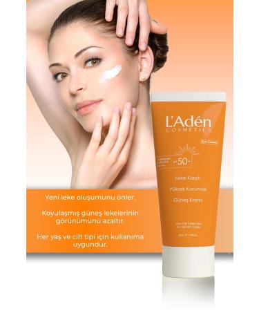 L'Aden Cosmetics Sunscreen High Protection After Laser Hair Removal Spf 50 - Buy Online on GoSupps.com