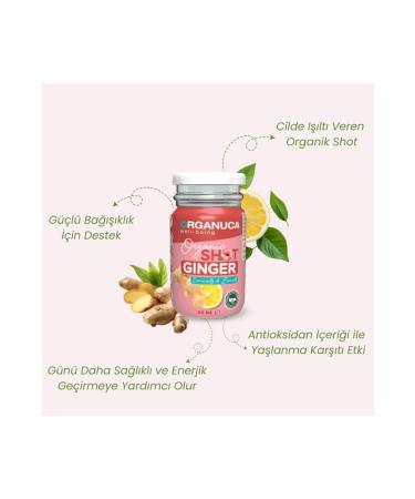 Organuca Ginger Shot Organic Beauty Ginger Shot - Buy Online on GoSupps.com