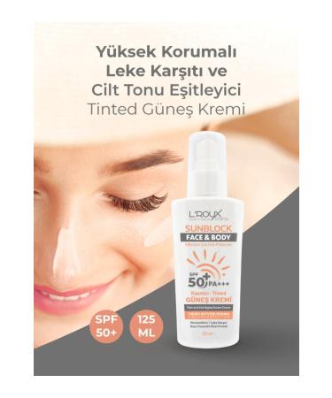 L'roux health & beauty Flawless Protection & Instant Skin Tone: Anti-Spot Tinted Sunscreen Spf 50 (125 ML) - Buy Online on GoSupps.com