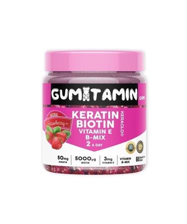 Gumitamine Keratin Biotin 5000 Hair and Skin Vitamin - Buy Online on GoSupps.com