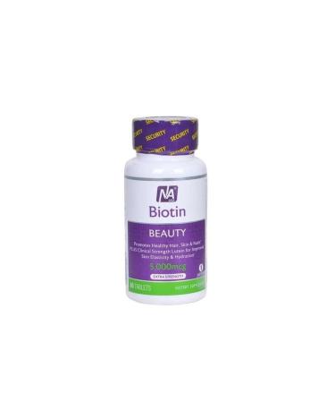 Natrol Biotin Plus Beauty 5000 Mcg 60 Tablets