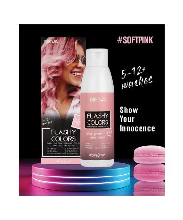 Neva Flashy Colors Dusty Pink Direct Applied Semi Permanent Hair Dye 100ml (VEGAN) - Buy Online on GoSupps.com