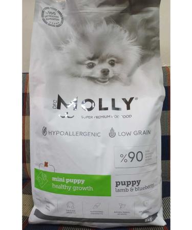 Molly Hypoallergenic Lamb Meat Small Breed Puppy Dry Food 8 kg
