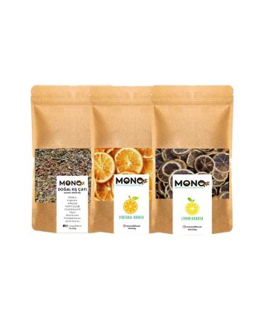 Monofit Premium Winter Tea Package 750gr (Winter Tea 250gr + Dried Orange 250gr + Dried Lemon 250gr)