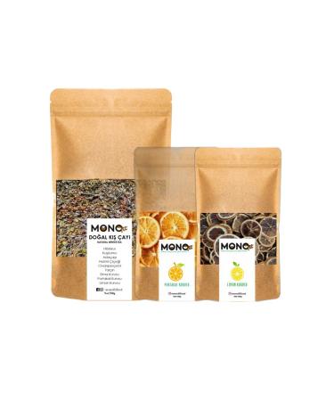 Monofit Premium Winter Tea Package 700gr (Winter Tea 500gr + Dried Orange 100gr + Dried Lemon 100gr)