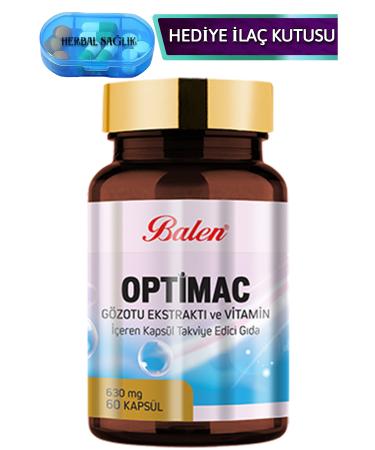 Balen Optimac Eyebright Extract and Vitamin Containing Capsules 60 Pieces