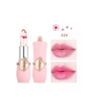 Lesvip's 3 Pieces Floral Lipstick Long Lasting Lip Balm Moisturizing Effective Lip Gloss Lipstick No.1 2 3 - Buy Online on GoSupps.com