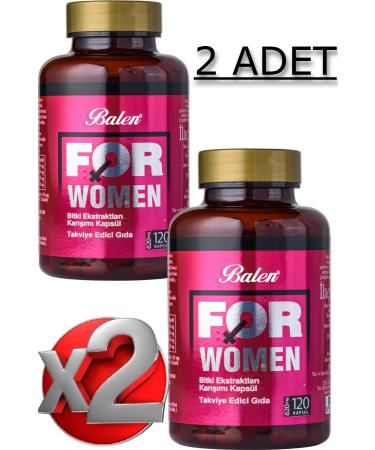 Balen 2 Pieces For Women Plant Extracts Mixture Capsules 120 Pieces - Buy Online on GoSupps.com