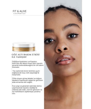 Fit & Alive Brightening and Concealer Under Eye Care Cream 02 (High Coverage) - Buy Online on GoSupps.com