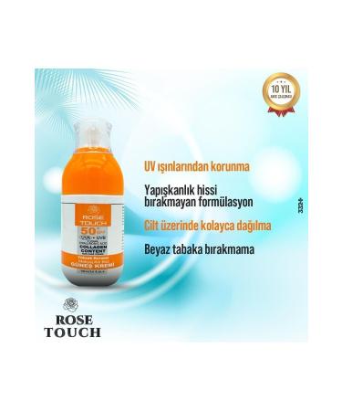 Rose Touch Sun Cream Spf 50 Protection 100ml - Buy Online on GoSupps.com