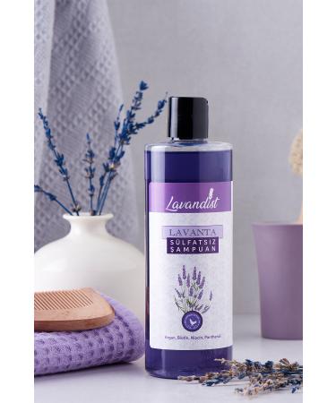 Lavandist Repair Shampoo for Damaged Hair - Sulfate-Free & Salt-Free & Vegan - 400 ml