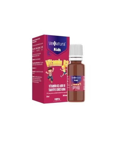 Venatura Kids Vitamin D3 400 Iu Food Supplement 20 Ml