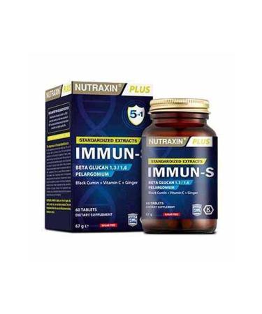 Nutraxin Immun-S - Vitamin Supplement 60 Tablets