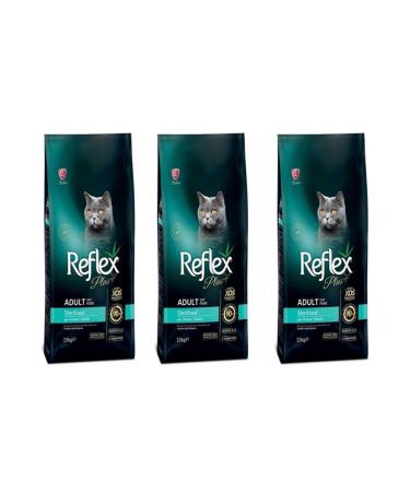 Reflex Plus Chicken Sterilized Adult Cat Food 1.5 Kg 3 Pieces