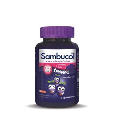 Sambucol Plus Kids Yummies 60 Chewable Tablets