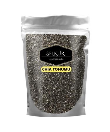 SELKUR Chia Seeds Gluten Free & Organic Chia Seeds 1 Kg