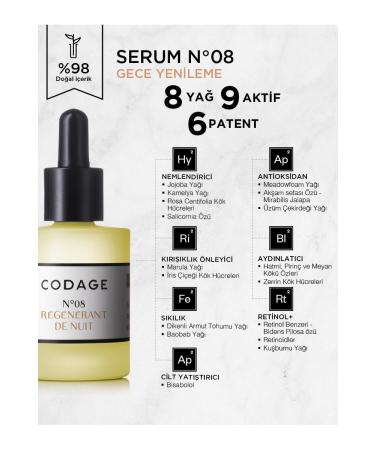 Codage REJUVENATING SERUM FOR SKIN 30 ML D.CENTER250 - Buy Online on GoSupps.com