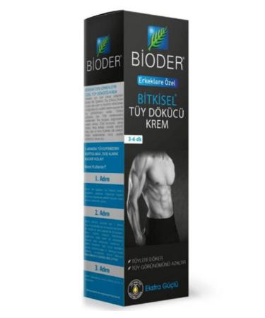 Bioder Herbal Depilatory Cream for Men with a Pleasant Scent 100 ml