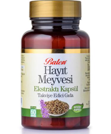 Balen Chaste Tree Extract 60 Capsules - Buy Online on GoSupps.com