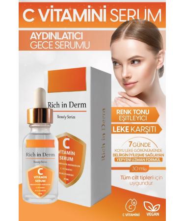 Rich in Derm Vitamin C Serum Brightening Tone Equalizing Anti-Spot Serum