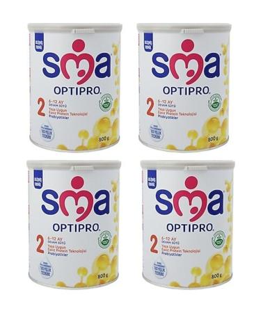 SMA Number 2 800 Gr Optipro Follow-On Milk 4-Pack