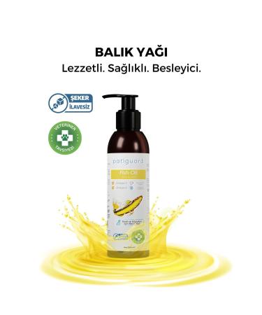 Patiguard Fish Oil 200 ml Cat and Dog Fish Oil Pet Omega 3 and 6 Norwegian Salmon Immunity - Buy Online on GoSupps.com