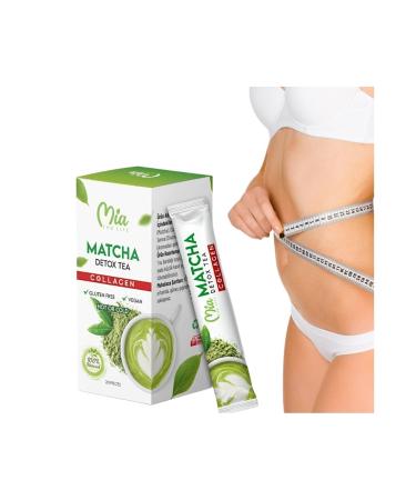 Mia For Life Aleyna Baharat Matcha Detox Tea Collagen Macha 20 Pcs 3 Boxes - Buy Online on GoSupps.com