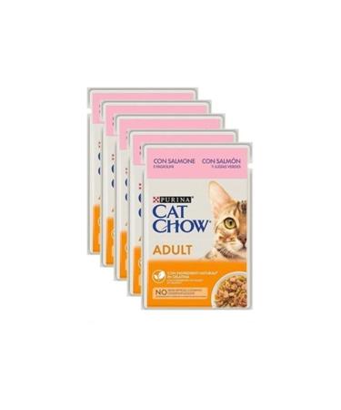 Cat Chow Cat Chow Salmon & Green Beans Cat Wet Food 85 Gr X 6 Pieces