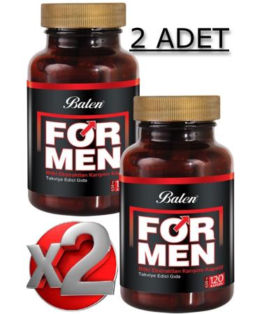 Balen 2 Pieces Formen Plant Extracts Mixture 240 Pieces Capsules - Buy Online on GoSupps.com