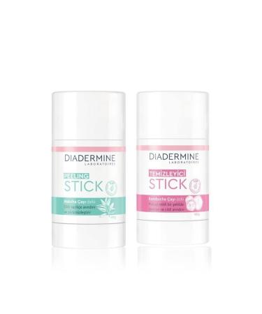 Diadermine Matcha Tea Extract Peeling Stick 40 gr - Kombucha Tea Extract Cleansing Stick 40 gr