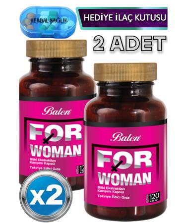 Balen 2 Pieces For Women Plant Extracts Mixture Capsules 120 Pieces
