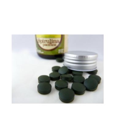 Hawaiian Spirulina Pacifica - 200 Tablets X500mg - Net:100g - Glass Jar - Spiruli Imported from Hawaii - Buy Online on GoSupps.com