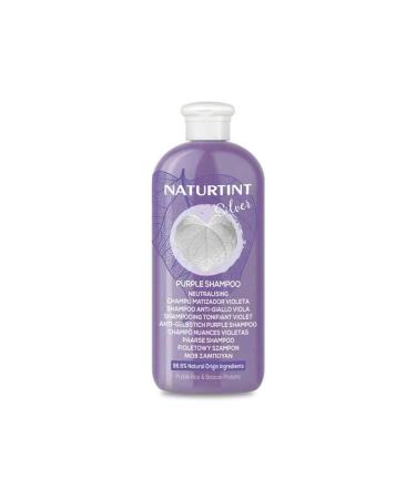 NATURTINT Silver Purple Shampoo for Blonde and Grey Hair 330ML