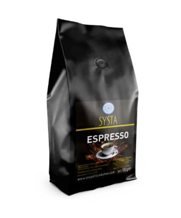 SYSTA Espresso Coffee Ground 500 gr Espresso Varieties High Crema
