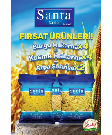 SANTA SOPHIA Gluten Free Pasta Package 400 Gr 10 Pieces