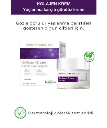Farmona PERFECT BEAUTY COLLAGEN CREAM NIGHT/DAY - Buy Online on GoSupps.com