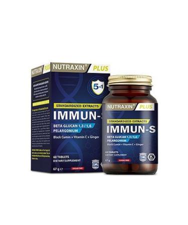 Nutraxin Immune Booster Immun-s 60 Tablets