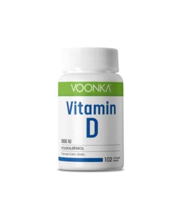 vonka Voonka Vitamin D Containing Supplementary Food 102 Capsules