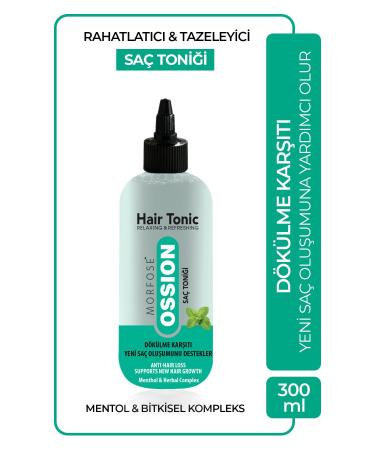 Morfose OSS ON ANT -HA R LOSS REFRESH NG HERBAL HAIR TONIC 300 ML D.CENTER458