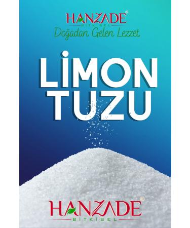 Hanzade Herbal Lemon Salt Grain 1 Kg + Lemon Salt Powder 1 Kg Set - Buy Online on GoSupps.com