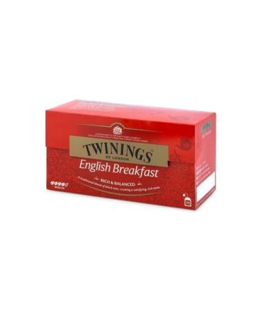 Twinings English Breakfast Tea 25 Cups Tea Bags 50 grams